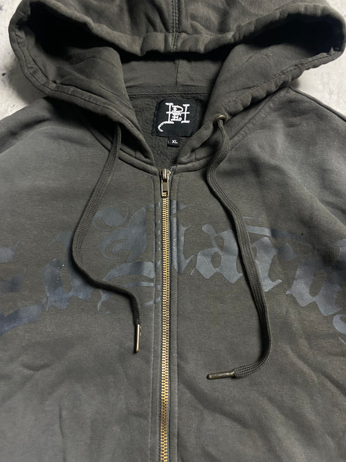 Ed hardy zipp up hoodie black
