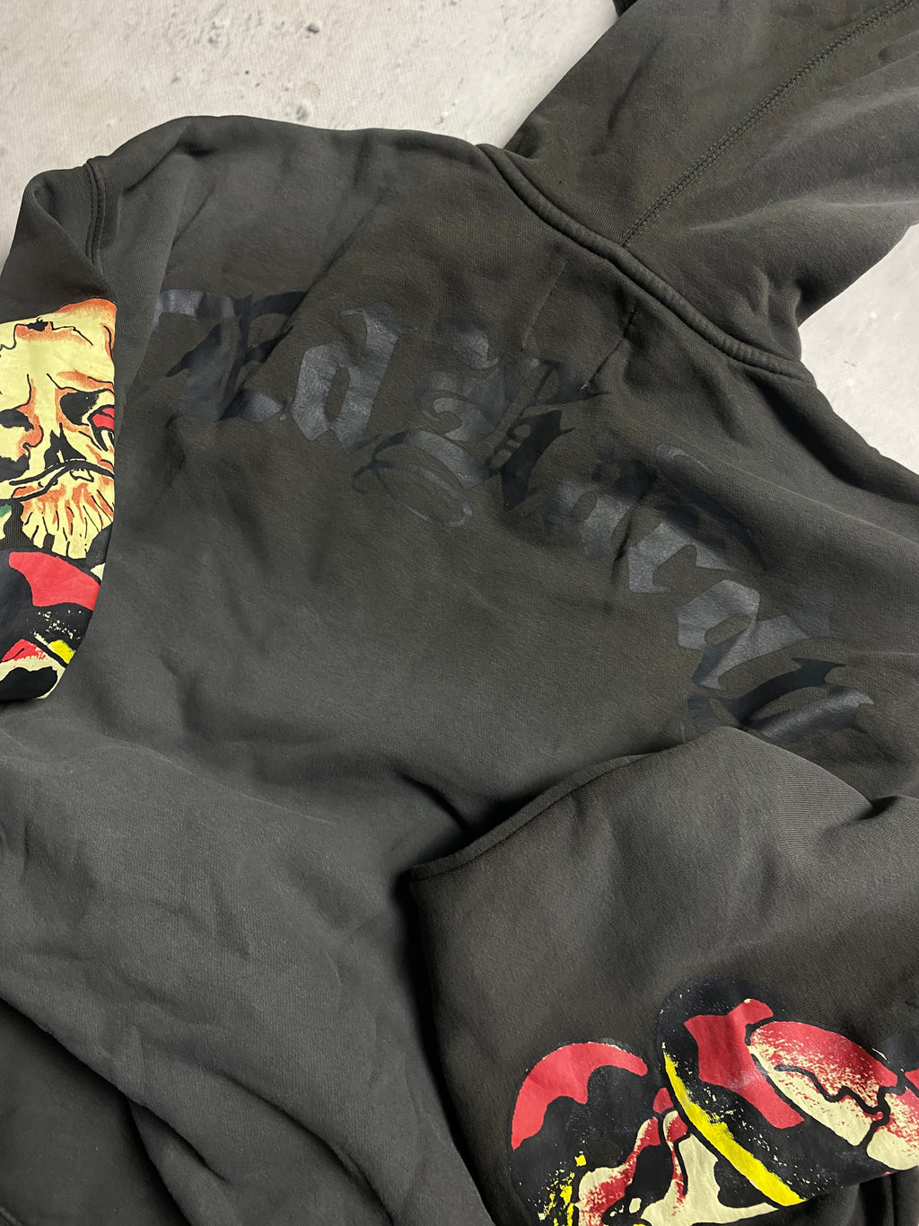 Ed hardy zipp up hoodie black