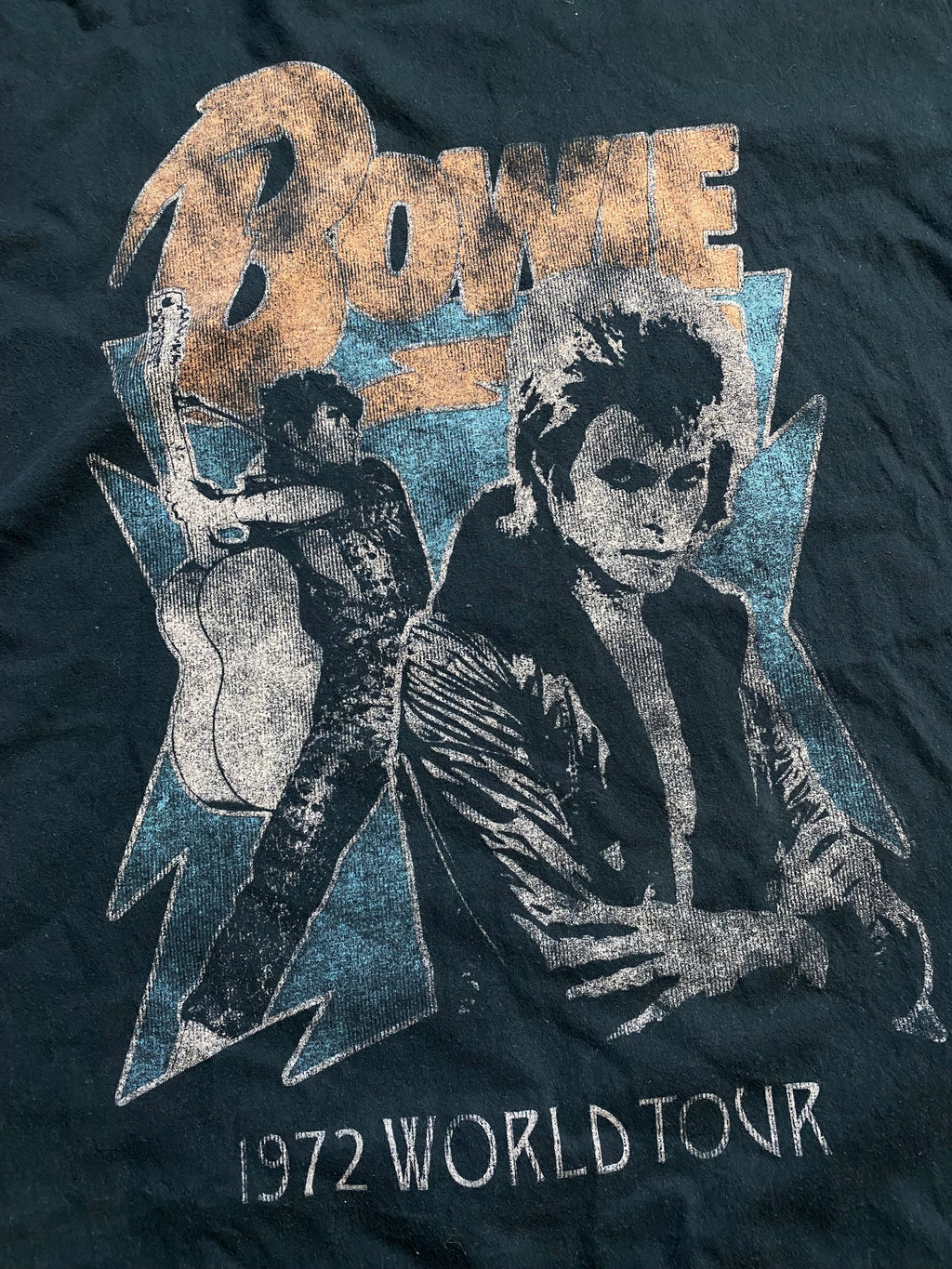 Koszulka Bowie 1972 world tour